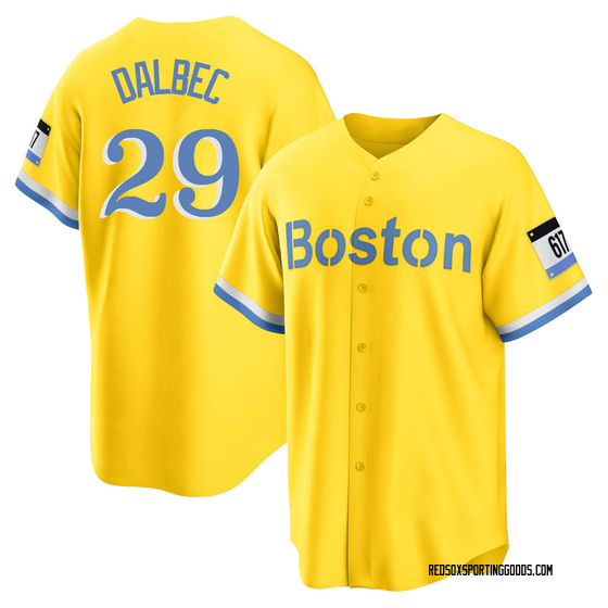 Bobby Dalbec No Name Jersey - Boston Red Sox Replica Number Only Adult Home  Jersey