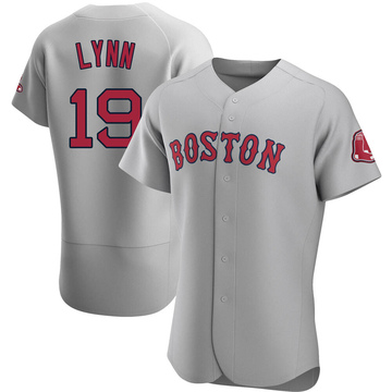 Men's Majestic Boston Red Sox #19 Fred Lynn Red Alternate Flex Base  Authentic Collection MLB Jersey