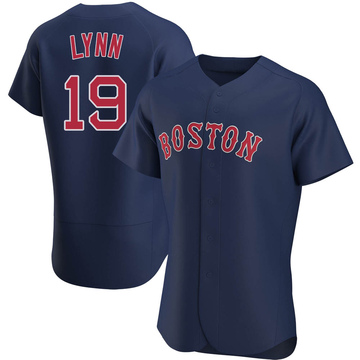 Men's Majestic Boston Red Sox #19 Fred Lynn Replica Grey Road Cool Base MLB  Jersey