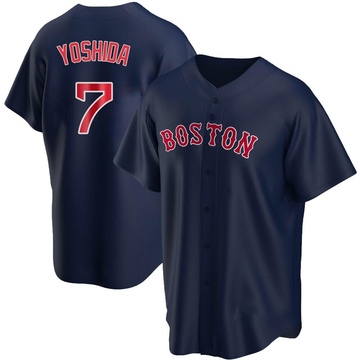 Men's Boston Red Sox Masataka Yoshida Nike Navy Name & Number T-Shirt