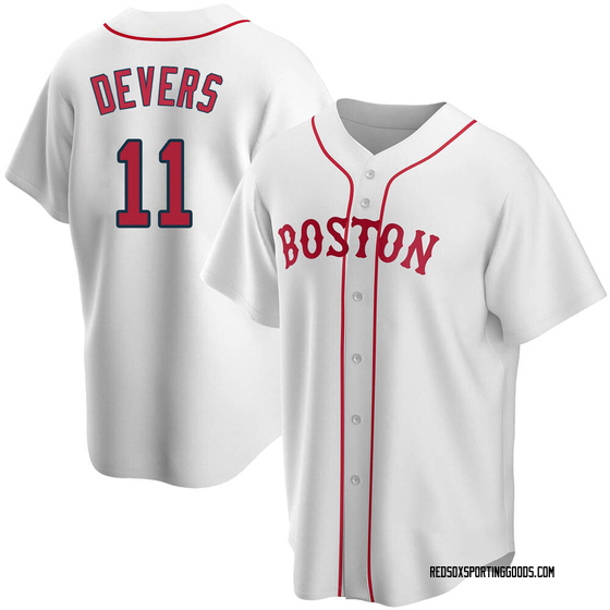 Boston Red Sox #11 Rafael Devers Mlb Golden Brandedition White Jersey Gift  For Red Sox Fans - Bluefink